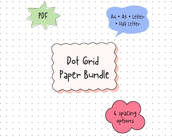 Paquete de hojas cuadriculadas imprimibles: tamaños A4, A5 y Carta (descarga en PDF)