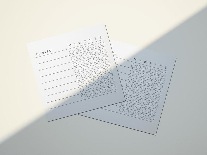 Tracker Cards.pdf Minimalist Habit Tracker Cards: 3x3