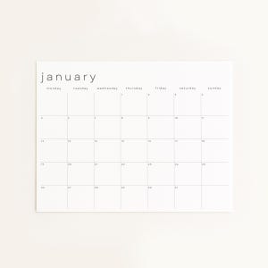 2026 Monthly Planner Printable PDF: A4 & Letter (Digital Download)