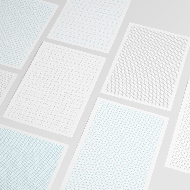 Printable Graph Paper Pack: A4 & Letter Grid Templates (PDF Download ...