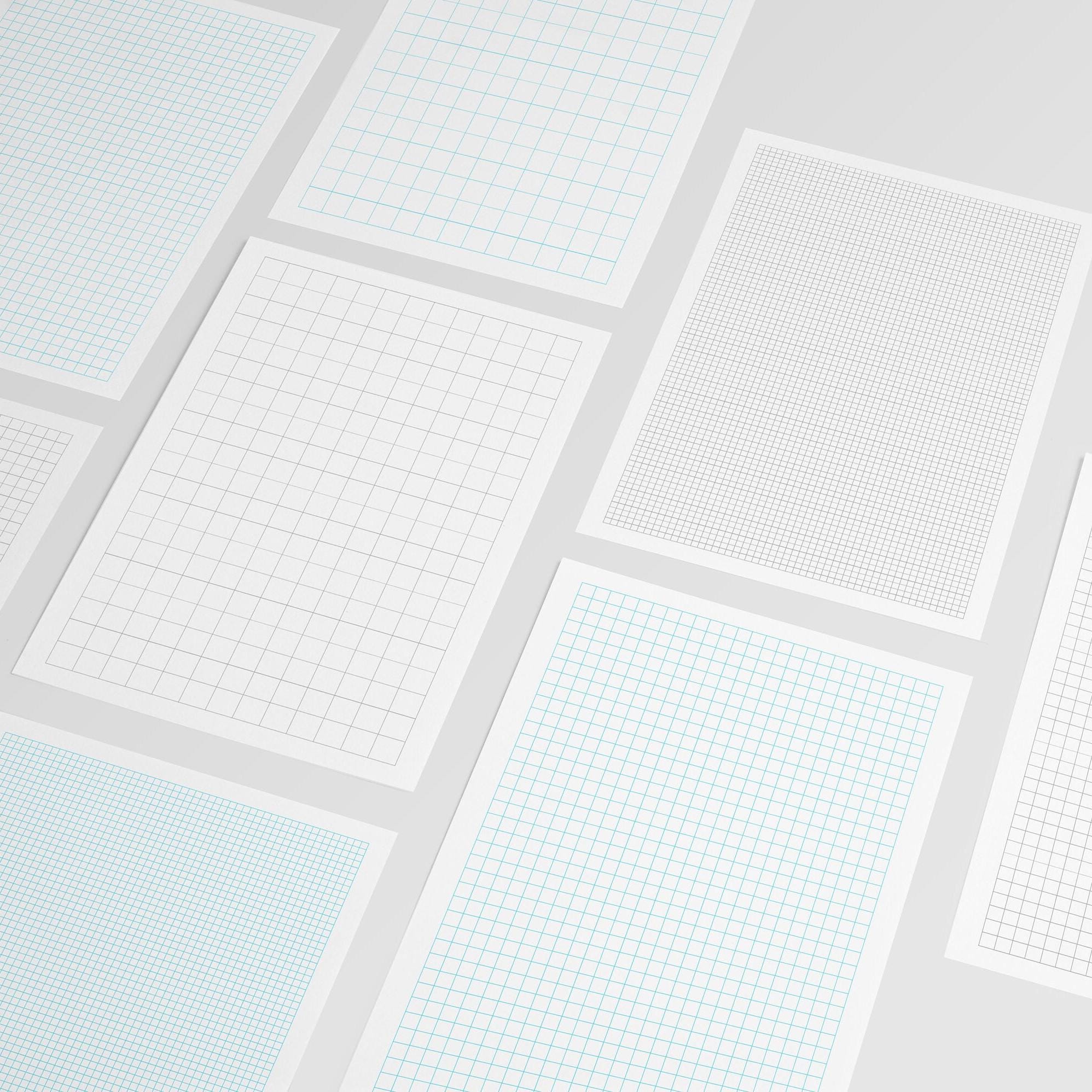 Printable Graph Paper Pack: A4 & Letter Grid Templates (PDF Download ...