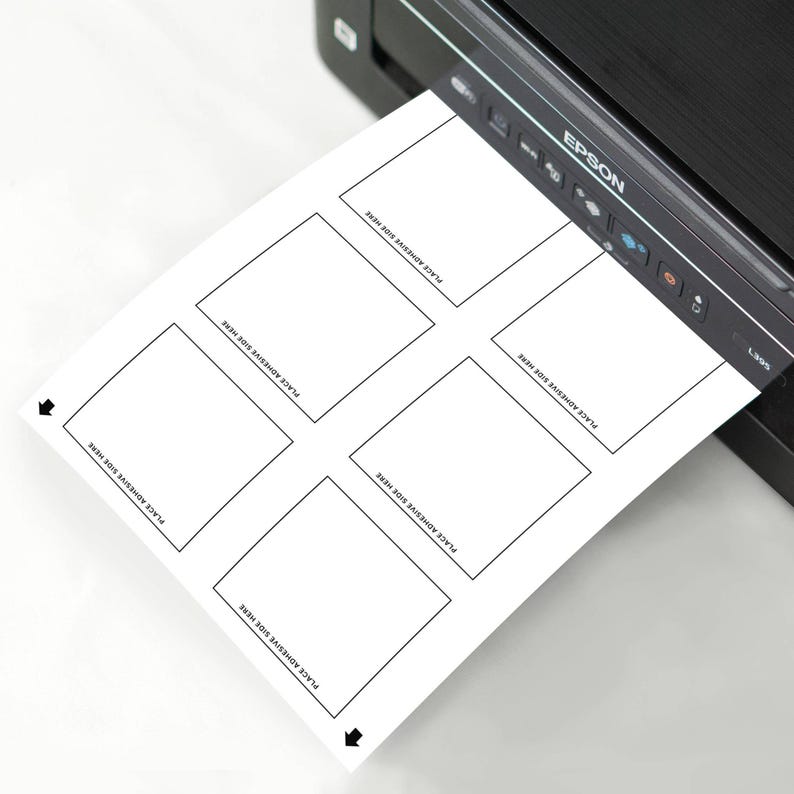 Printable Sticky Note Templates: 3x3" & 4x4" Sizes (digital Download ...
