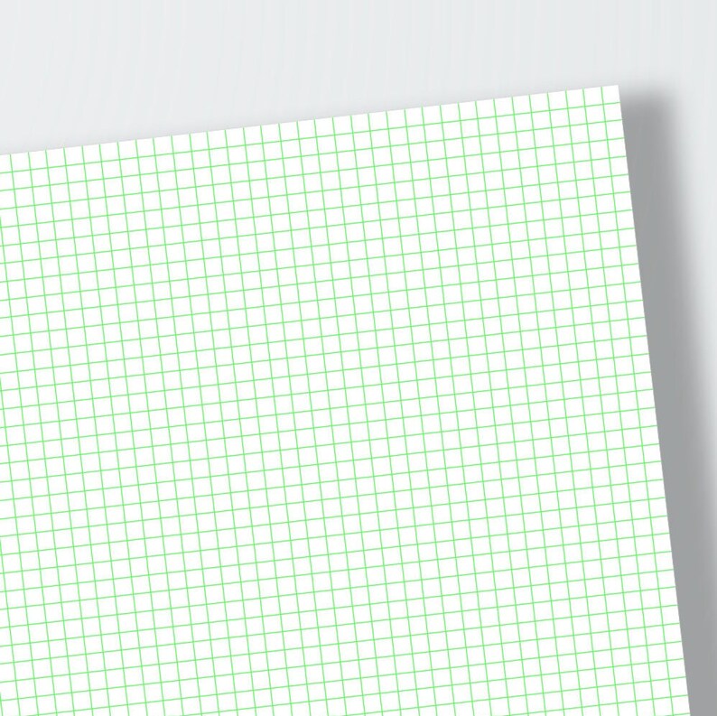 Colored Graph Paper Printable Digital Notebook Paper 5 Mm Etsy Ireland