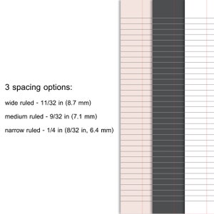 Digital Notebook Paper Templates Lined Paper Pack for Digital Note ...