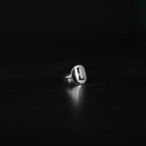 Alphabetix Anillo de letra inicial - 925 plata de ley - hecho a medida en los Países Bajos (también perfecto como regalo!)