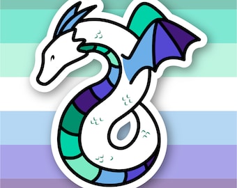 Gay Pride Dragon Sticker