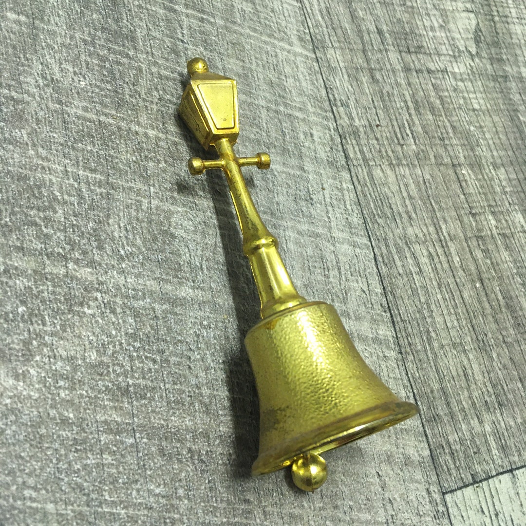 Brass Table Bell - Etsy