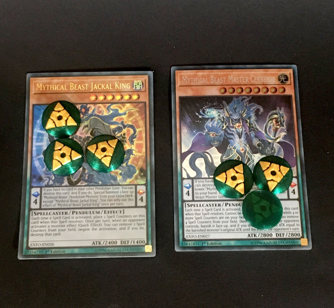 YuGiOh Spell Counter tokens Etsy