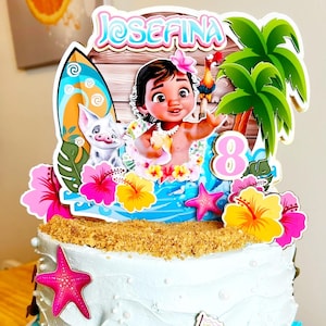Moana Cake Topper, Baby Moana Birthday, Baby Moana Party, Moana Party Decor, Moana Party Supplies, Moana Theme Party, Moana Decorations