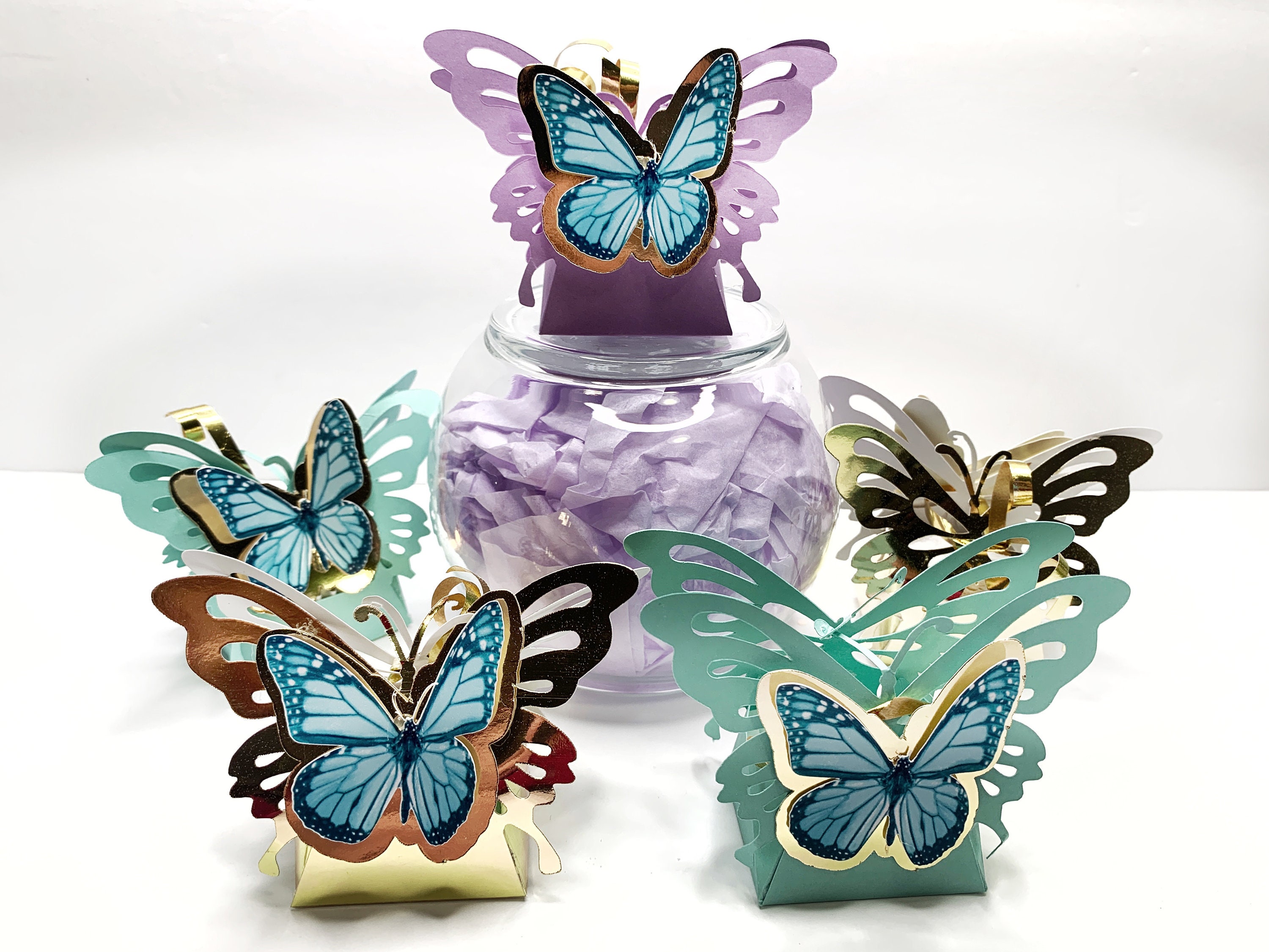 Butterfly Boxes Butterfly Favor Box Party Favor Boxes Treat Boxes Butterfly Birthday Party Butterfly Theme Party Decoration