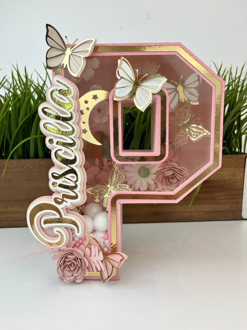 Butterfly 3D Letters Butterfly Theme Butterfly Decoration - Etsy