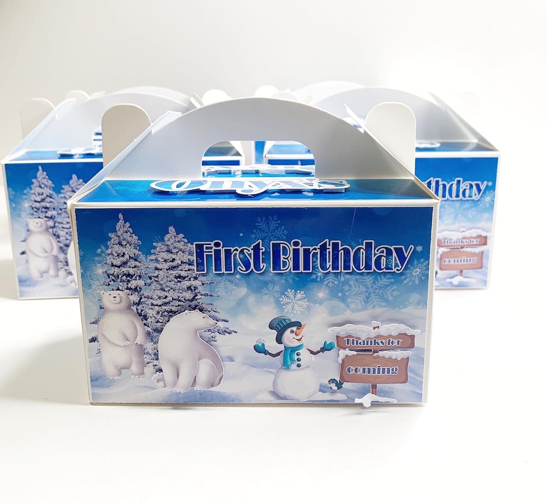 Polar Bear Party Favors Polar Bear Party Theme Party Etsy