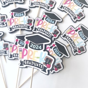 Pre K Graduation Cupcake Toppers, Pre Kindergarten Graduation Party