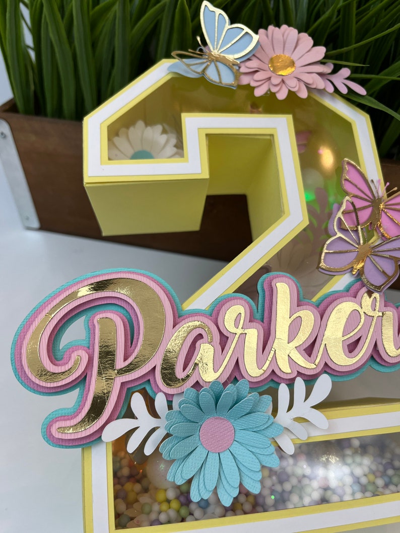 Butterfly 3D Letters Butterfly Theme Butterfly Decoration Etsy