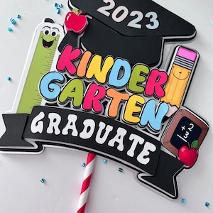 Kindergarten Graduation Cake Topper, Kindergarten Graduation Party