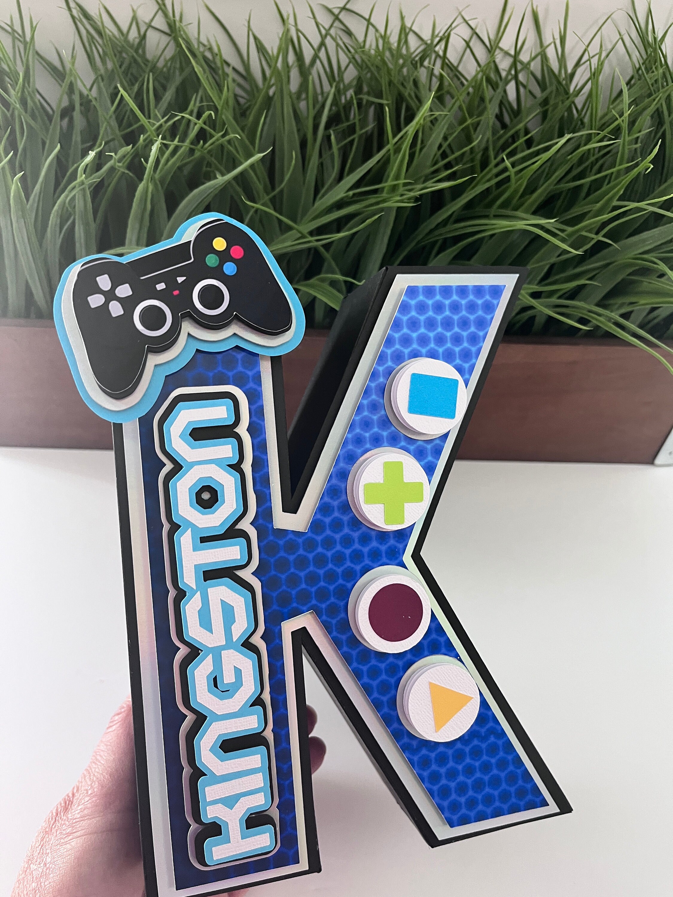 Gamer 3D Letters, Gamer Party Decorations, Gamer Birthday Party, Gamer ...