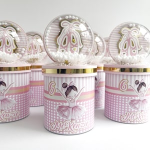 Ballerina Chips Can Party Favors, Ballerina Birthday,  Ballet Birthday Party, Ballerina Party Decorations, Tutu Birthday, Tutu Favors 0002