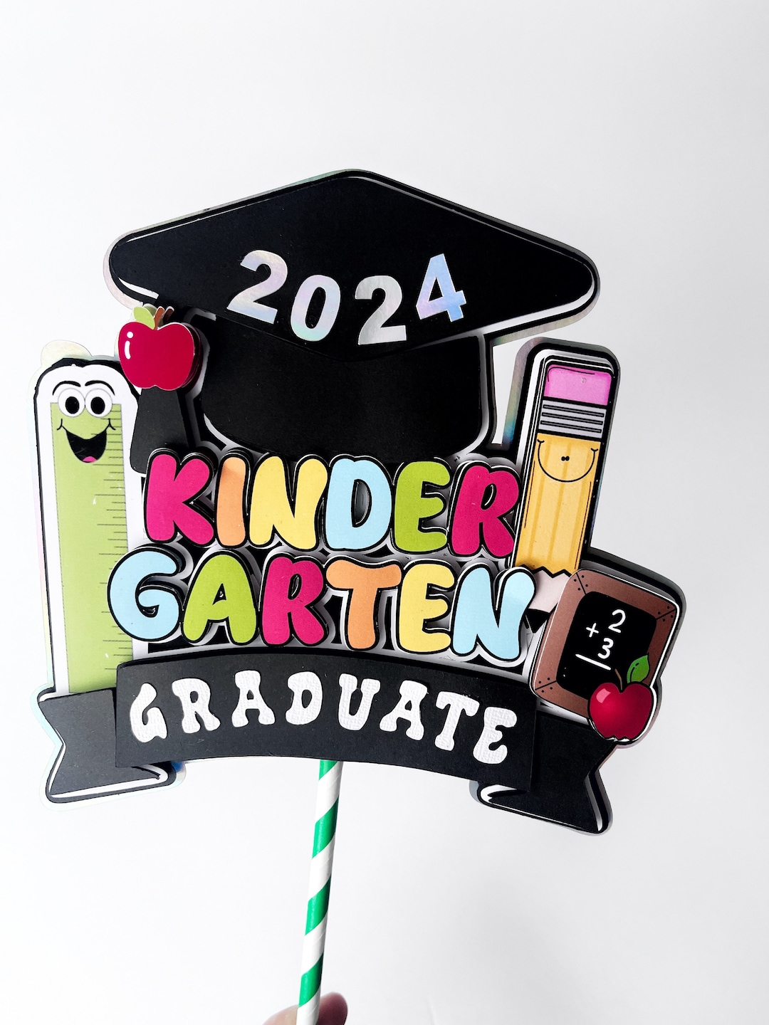 Kindergarten Graduation Cake Topper, Kindergarten Graduation Party