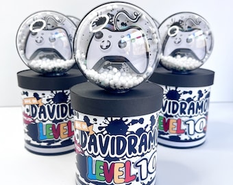 Gamer Chips Can, Games Party Favor, Games Birthday Party Favors, Games Chips Can Party Favors, Party Decoration, Games Theme Decoration 0007