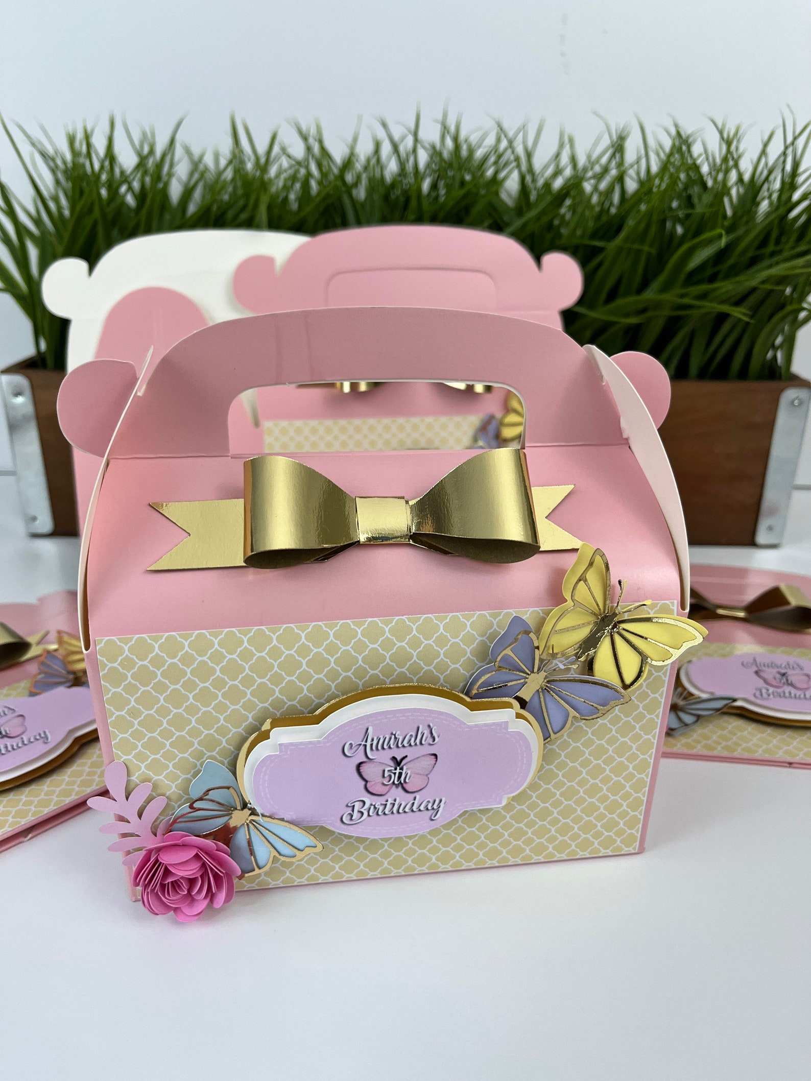 Butterfly Favor Boxes Butterfly Party Dec Party Favor Boxes Etsy