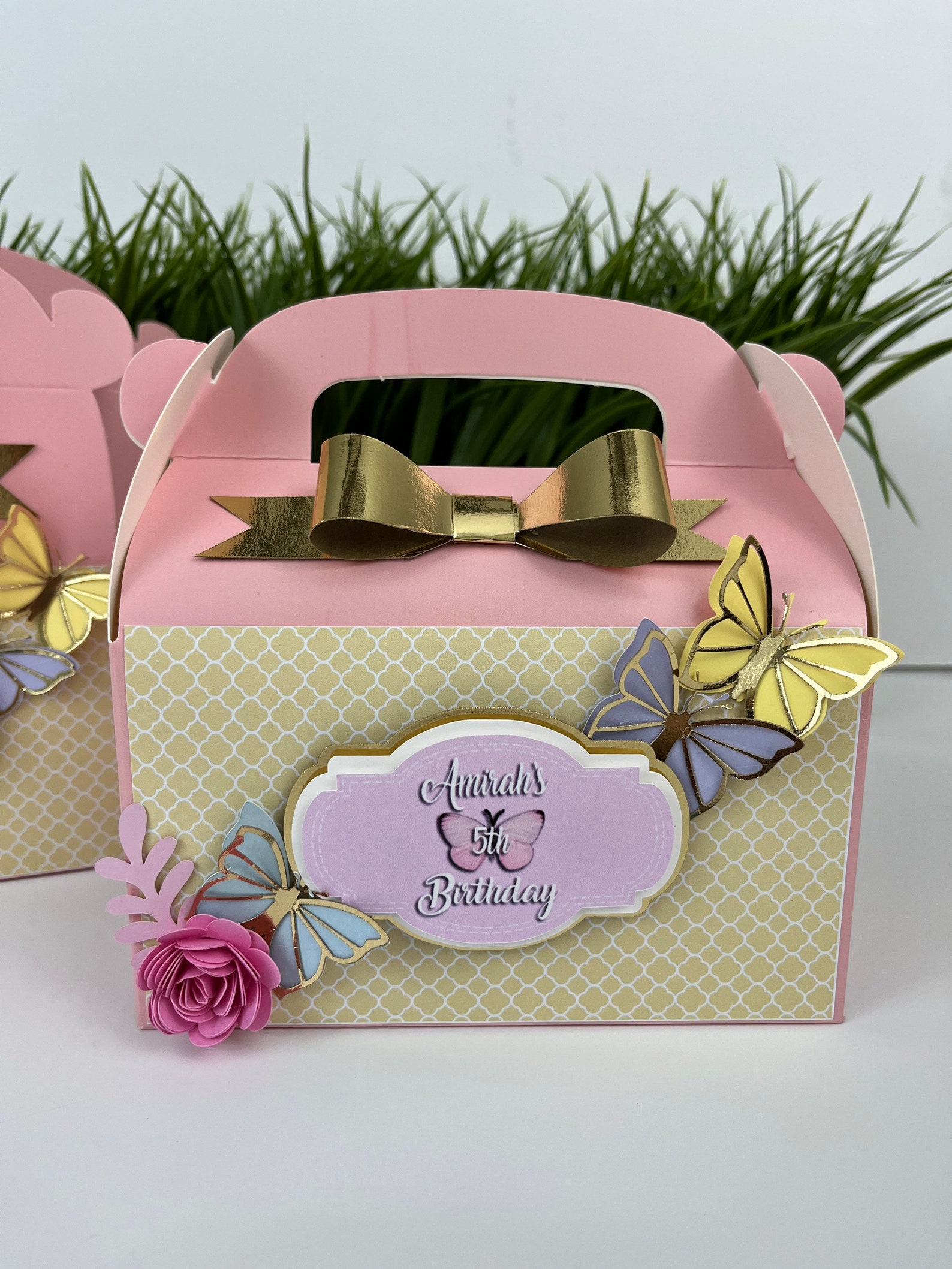 Butterfly Favor Boxes Butterfly Party Dec Party Favor Boxes Etsy