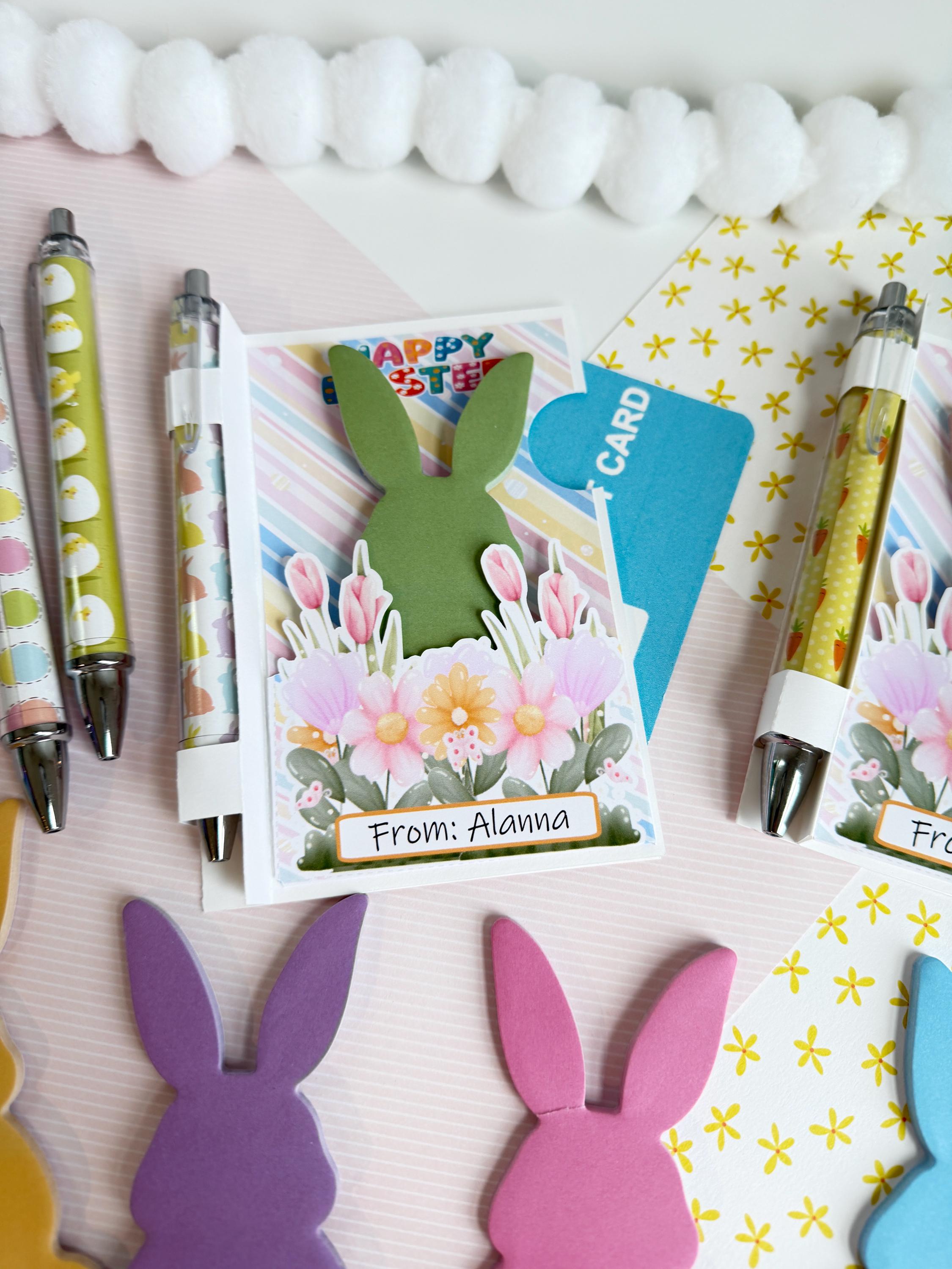 Easter Sticky Easter Teacher Gift, Easter Sticky Note Favors, Easter Gift Card Holder ...