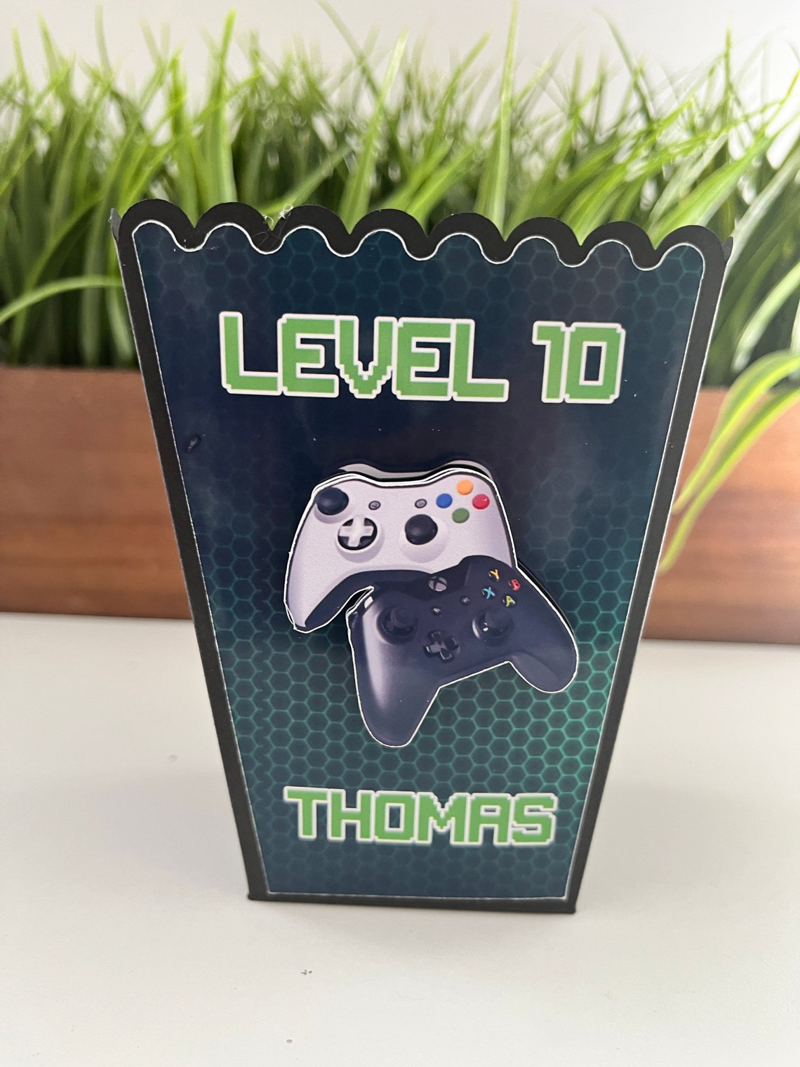 Popcorn Box Gamer Party Gamer Party Favos Video Games Party Etsy