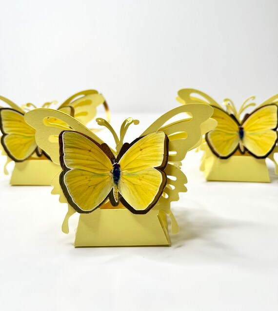 Butterfly Boxes Butterfly Favor Box Party Favor Boxes Etsy