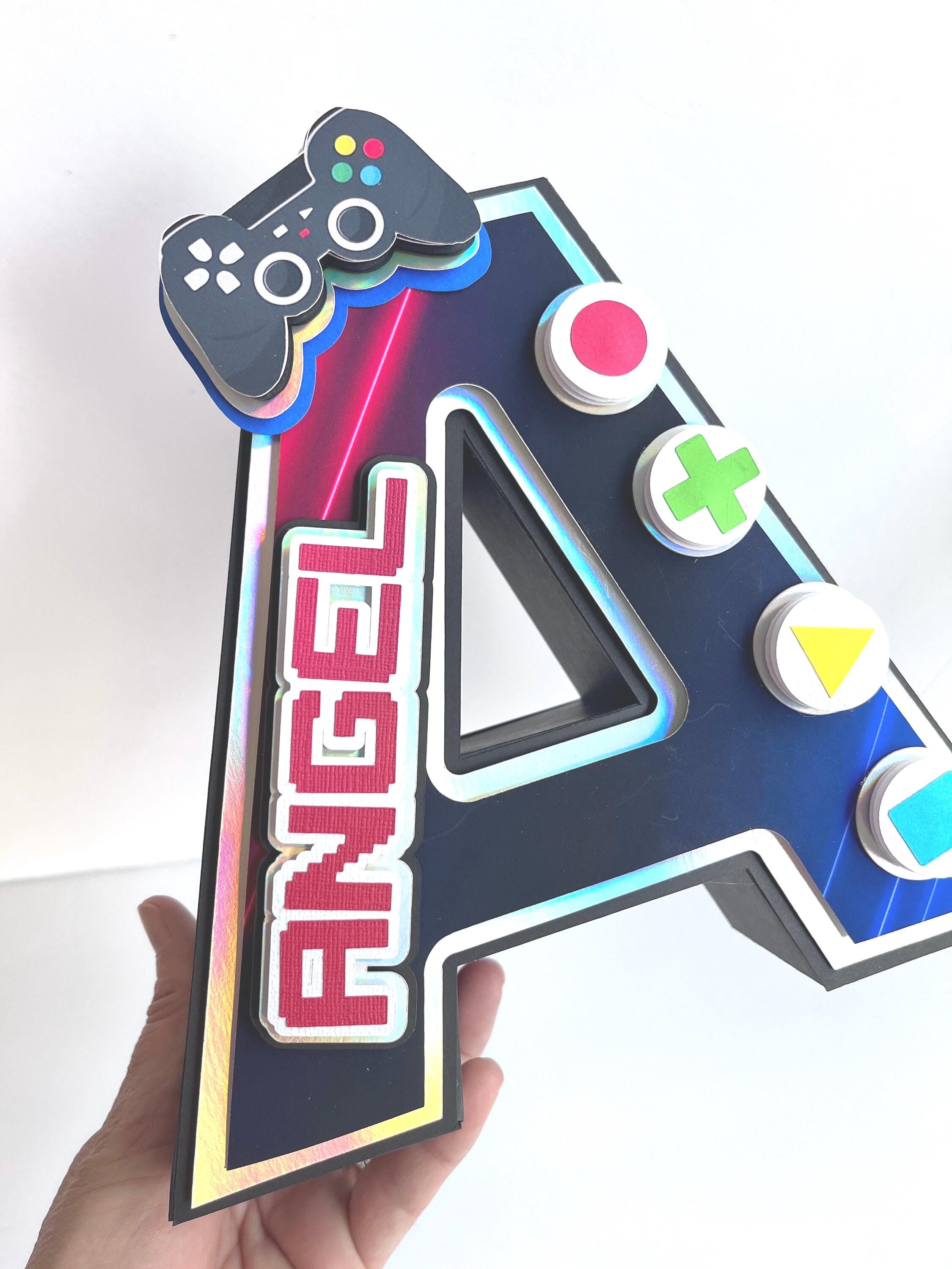 3D Letter Gamer - Gamer Party Decorations - Gamer Birthday Party ...