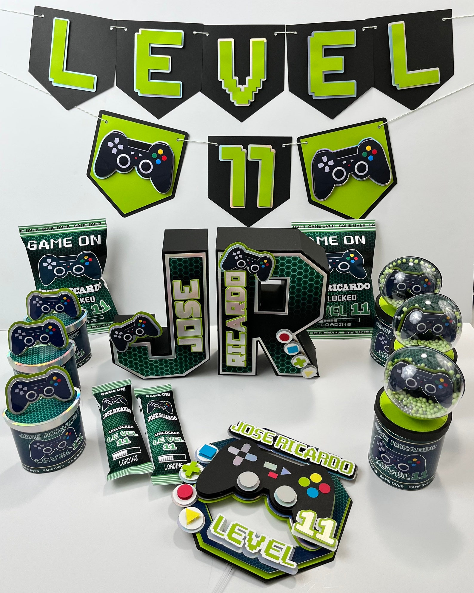 Popcorn Box Gamer Party Gamer Party Favos Video Games Party Etsy