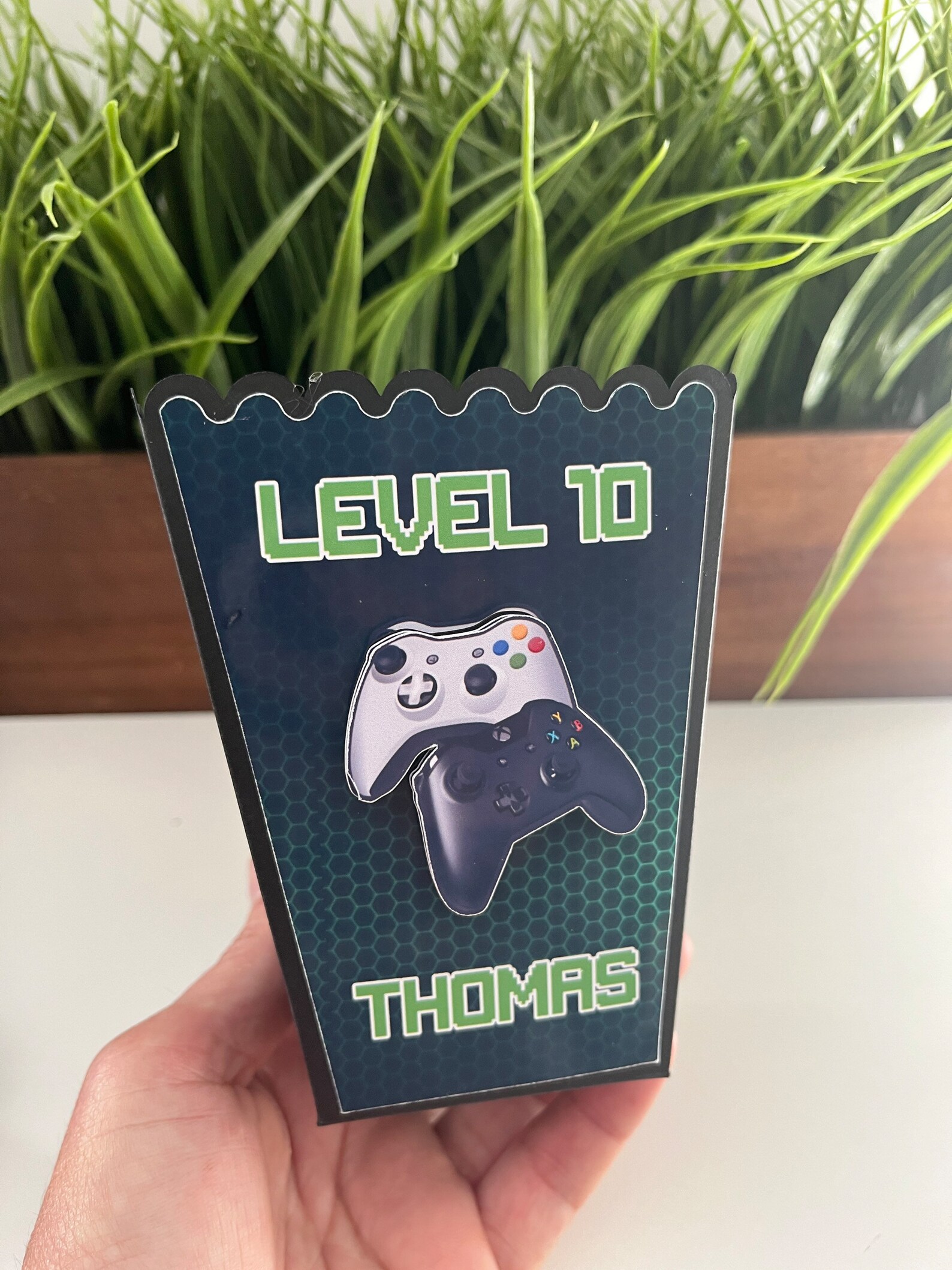 Popcorn Box Gamer Party Gamer Party Favos Video Games Party Etsy