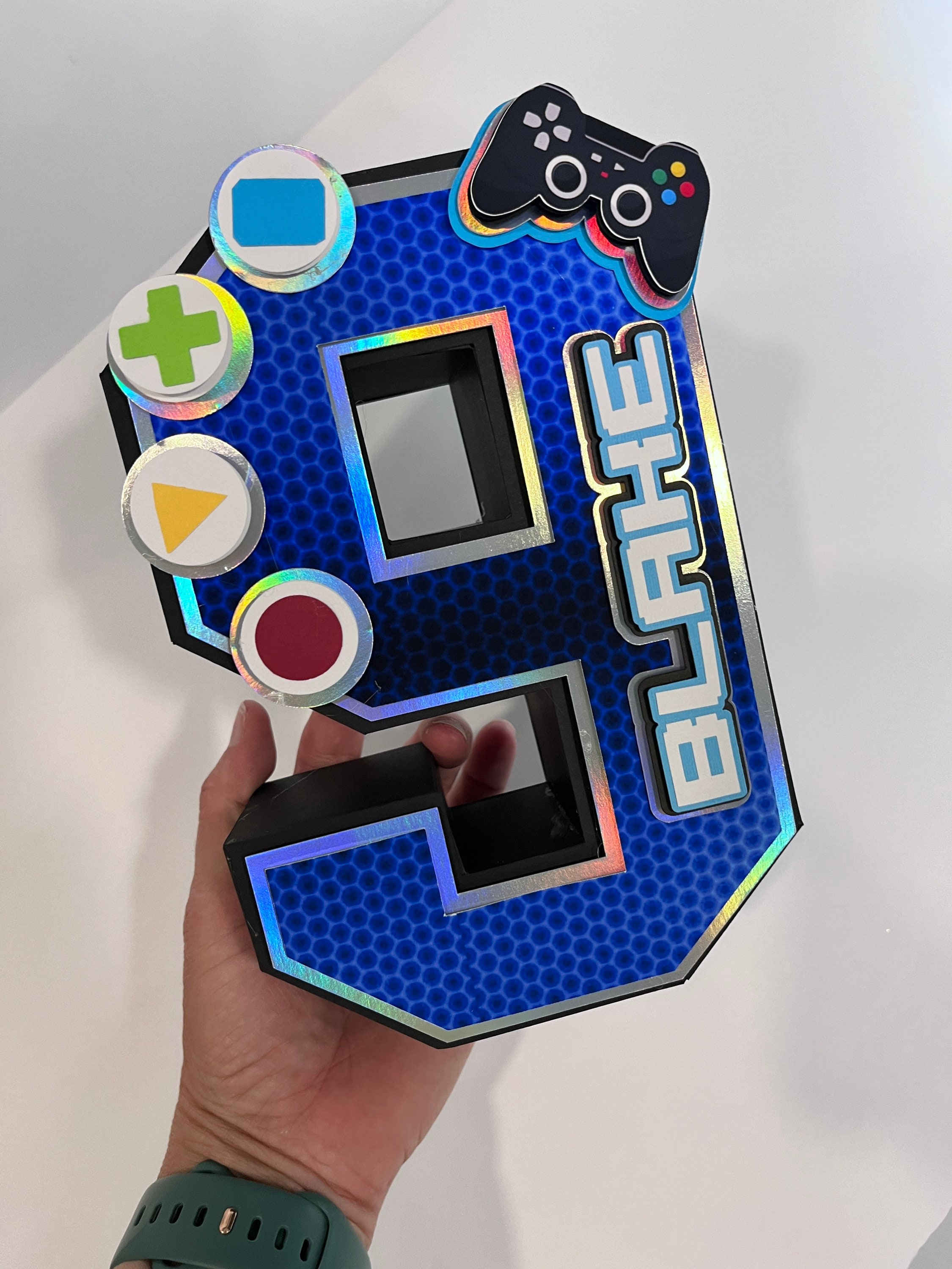 Gamer 3D Letters, Gamer Party Decorations, Gamer Birthday Party, Gamer ...