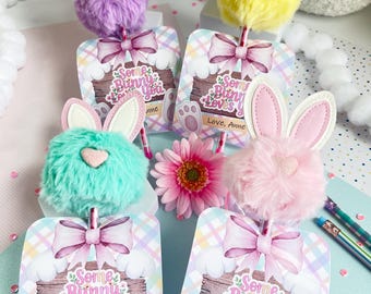 Personalized Easter Bunny Pen Classroom Favors Kids Easter Gifts Student Gift Bunny Party Favor Easter Basket Stuffer Teacher Gift