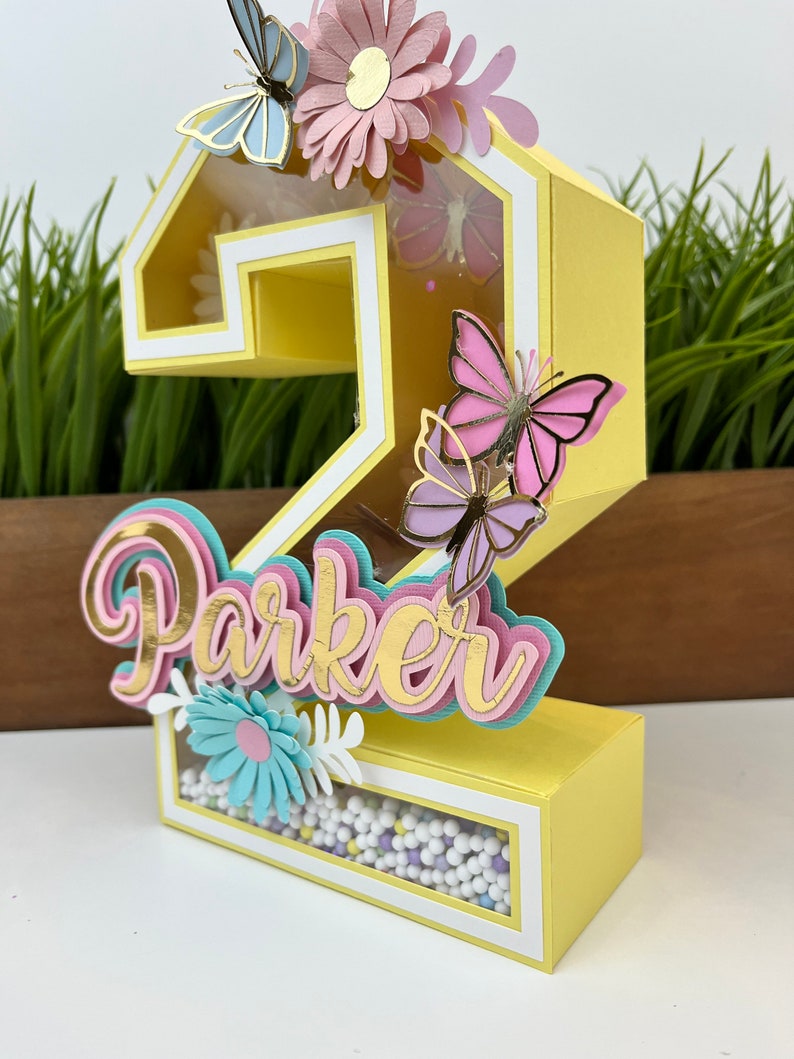 Butterfly 3D Letters Butterfly Theme Butterfly Decoration Etsy