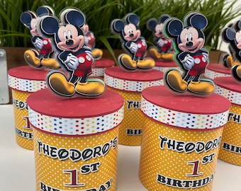 Mickey Mouse Chips Can, Mickey Birthday, Mickey Party Favors, Mickey Theme, Mickey Party Gifts, Mickey Mouse Theme, Mickey Party, Mickey