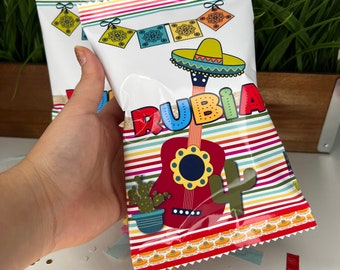 Fiesta Chip Bags, Mexican Birthday Party Favors 0015