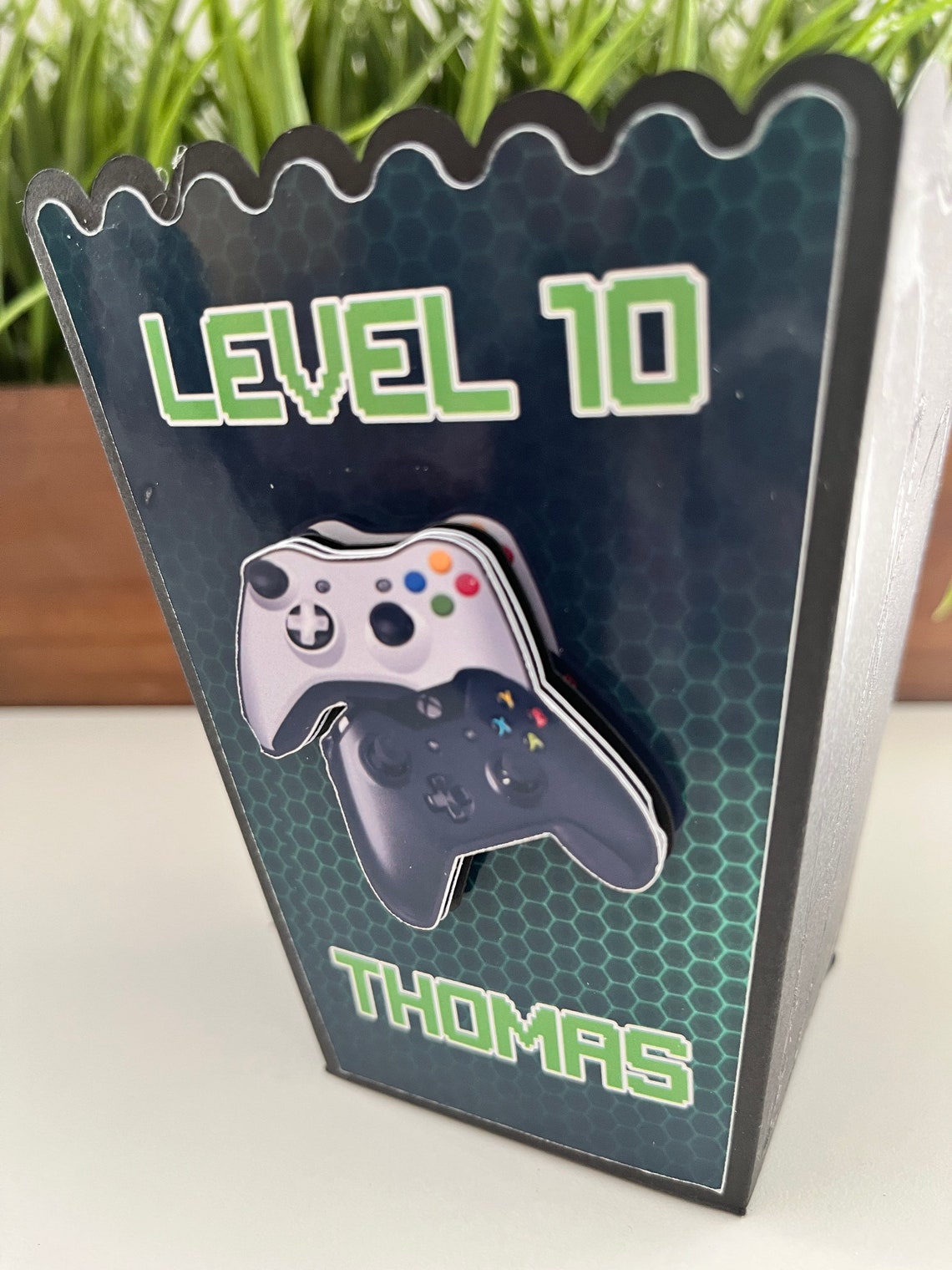 Popcorn Box Gamer Party Gamer Party Favos Video Games Party Etsy