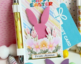 Easter Teacher Gift, Easter Sticky Note Favors, Easter Gift Card Holder, Class Easter Gifts, Easter Basket Stuffer, Teacher Gift for Easter
