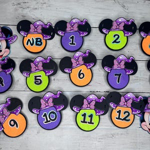 Halloween Milestone Banner, Mickey Halloween Banner, Mickey First Year Photo Banner, Halloween Themed, First Year Mickey Halloween Banner