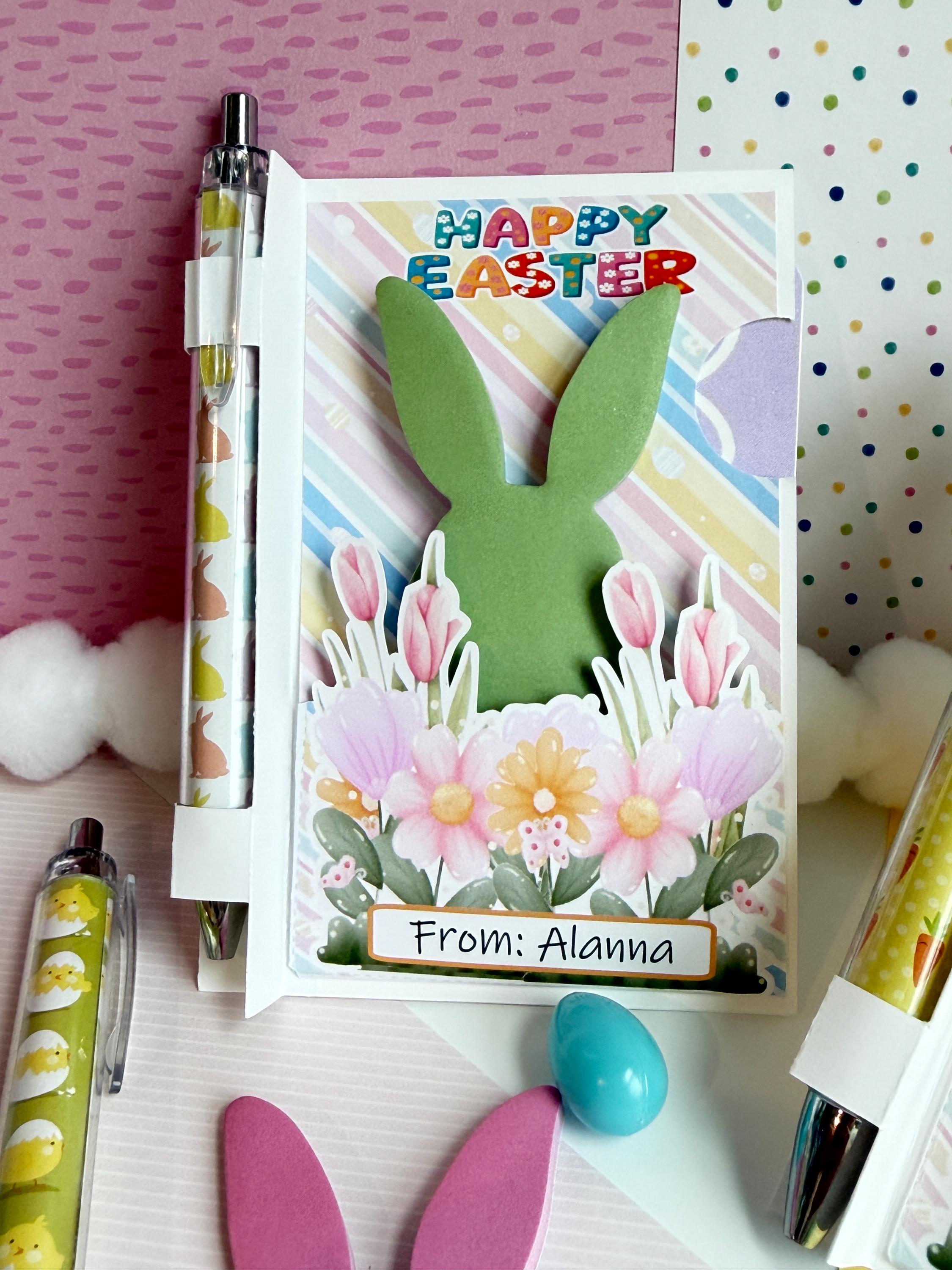 Easter Sticky Easter Teacher Gift, Easter Sticky Note Favors, Easter Gift Card Holder ...