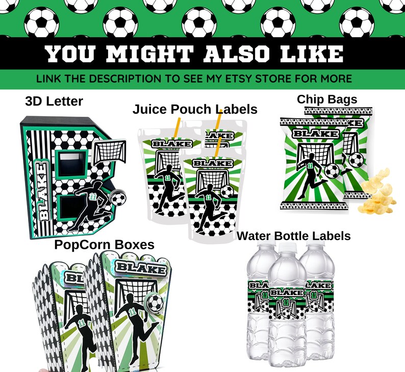 Soccer Box Letters 3D Letters Soccer Birthday, Football Birthday, Football Party, Soccer ...