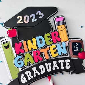 Kindergarten Graduation Cake Topper, Kindergarten Graduation Party