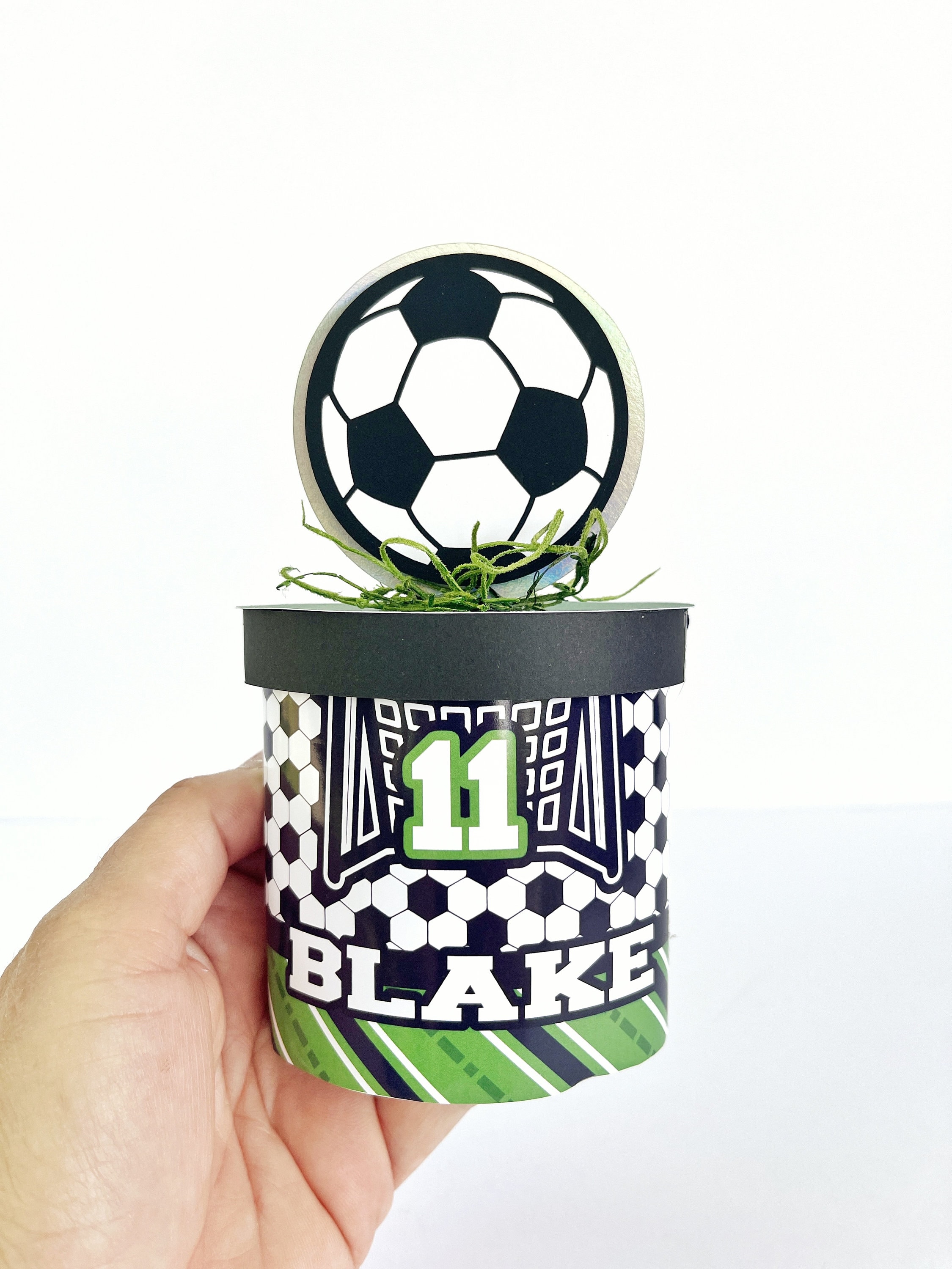 Striscione Compleanno Tema Calcio - Decorazione Per Feste, Banner 1 Pezzo - Foto 8