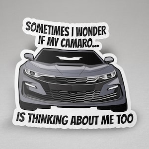 Camaro Sticker, Camaro 2019, Camaro 6th Generation, Camaro Gift, Camaro Enthusiasts, Camaro Decal, Camaro Gift Idea, Camaro Funny Sticker