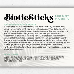 Proefkaart Arbonne Biotic Sticks | Digitaal bestand van 4 x 6 inch | ALLEEN digitale download | Downloaden en afdrukken 