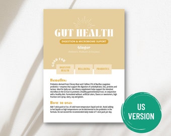 Arbonne GutGesundheit Musterkarte | 5 x 7 Zoll Digitale Datei | NUR Digitaler Download | Herunterladen + Drucken 
