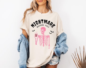 Nightmare Before Fizz T-Shirt - Comfort Colors | Arbonne Shirts, Fizz Halloween Shirt, Arbonne Consultant GiftComfort Colors Oversized Tee