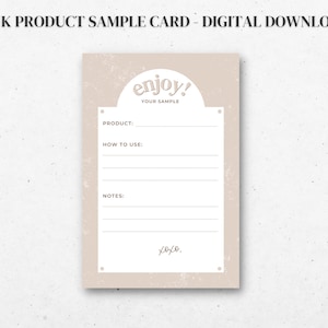 Blanco generieke voorbeeldkaart | Digitaal bestand van 4 x 6 inch | ALLEEN digitale download | Downloaden en afdrukken 