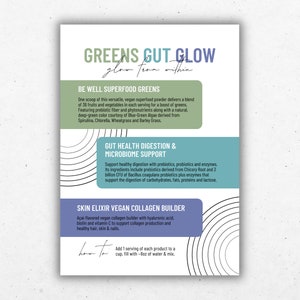 Voorbeeldkaart Glow Shot Arbonne | Digitaal bestand van 5 x 7 inch | ALLEEN digitale download