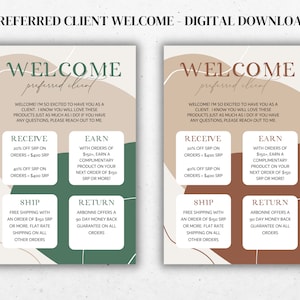 Arbonne Preferred Client Extra's welkomstkaart | 4" x 6" | ALLEEN digitale download | Downloaden en afdrukken